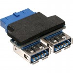 InLine� USB 3.0 Adapter, 2x Buchse A auf...