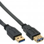 InLine� USB 3.0 Flachkabel Verl�ngerung, USB A...