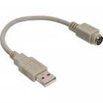 InLine� USB Adapter Kabel, USB Stecker A auf PS/2 Buchse