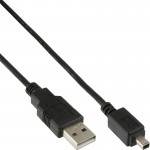InLine� USB Mini-Kabel, Stecker A an Mini USB...