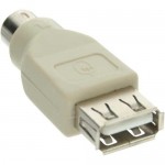 InLine� USB PS/2 Adapter, USB Buchse A auf PS/2 Stecker