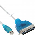 InLine� USB zu 36pol Centronic, Drucker-Adapterkabel,...