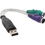 InLine� USB zu PS/2 Konverter, USB Stecker an 2x PS/2...