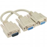 InLine� VGA Y-Adapterkabel, VGA Stecker auf 2x VGA...