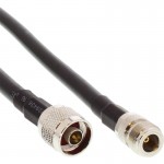 InLine� WLAN Antennenkabel, N-Stecker auf N-Kupplung, 1m