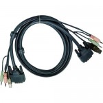 Kabelsatz Aten 2L-7D02UI, DVI (Single Link) + USB +...