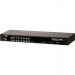KVM Switch, 16-fach, ATEN CS1316, PS/2, USB, 48,26cm...