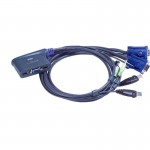 KVM Switch, 2-fach, ATEN CS62US, USB + Audio