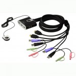 KVM Switch, 2-fach, ATEN CS692, HDMI, USB, Audio,...