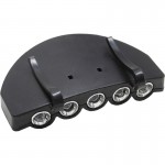 Kopflampe f�r die Kappe, ultrahell mit 5 LED
