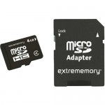 MicroSDHC 4GB Extrememory + Adapter, Retail, Class 4