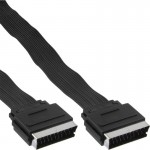 Scart Anschlusskabel flach St/St 1m