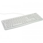 Tastatur, Logitech K120, USB, wei�, OEM