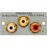 Video/Audio Cinch (3xCinch) Blende KINDERMANN 7444-430,...