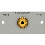 Video (Cinch)  Blende KINDERMANN 7444-403, 50x50mm,...