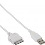 iPhone 3G/3GS/4G/iPod USB Datenkabel, wei�, 1m